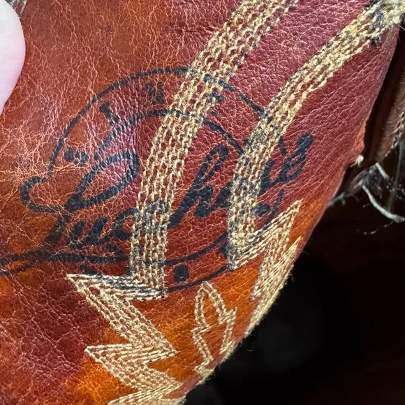 Vintage Lucchese N1547.54 Crayton Mad Dog Snip Toe Men’s 10 EE Cowboy Boots - Picture 16 of 16